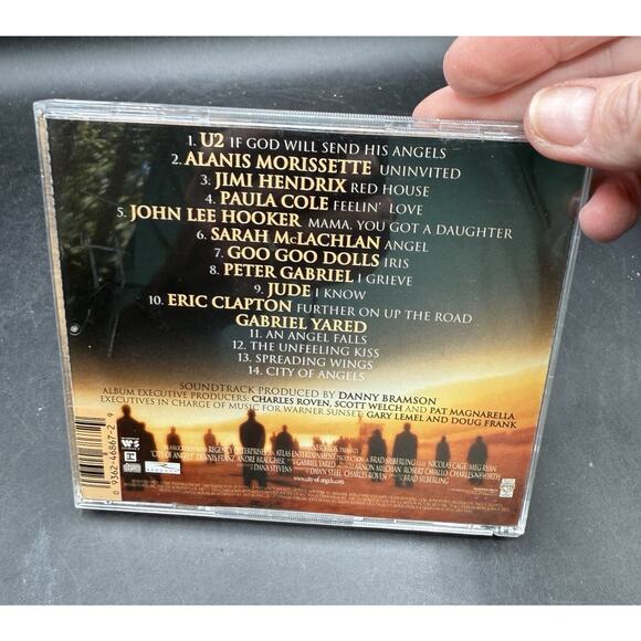City of Angels Soundtrack CD 1998 Goo Goo Dolls Alanis U2 Sarah McLachla EC -D - Picture 2 of 3